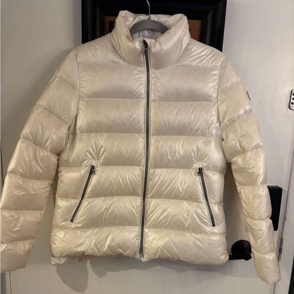 Women's Cream Puffer Jacket